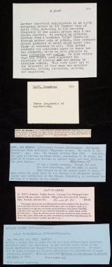 Cover of Humphry Davy papers and correspondence,