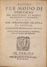 Cover of Lettera per modo di discorso