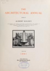 Cover of The architectural annual