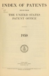 Cover of Index of patents issued from the United States Patent Office