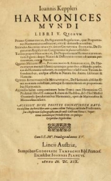 Cover of Ioannis Keppleri Harmonices mundi libri V