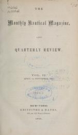 Cover of Monthly nautical magazine, and quarterly review