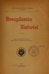 Cover of Recopilación historial