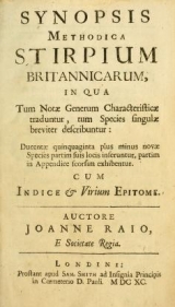 Cover of Synopsis methodica stirpium Britannicarum