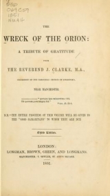 Cover of The wreck of the Orion