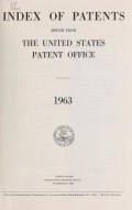 Cover of Index of patents issued from the United States Patent Office