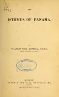 Cover of The isthmus of Panamá