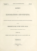 Cover of Reports of explorations and surveys, to ascertain the most practicable and economical route for a railroad from the Mississippi River to the Pacific O