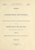 Cover of Reports of explorations and surveys, to ascertain the most practicable and economical route for a railroad from the Mississippi River to the Pacific O
