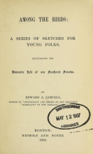 Cover of Among the birds