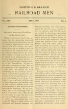 Cover of Boston & Maine railroad men