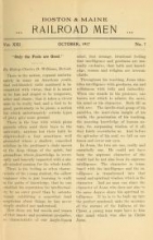Cover of Boston & Maine railroad men