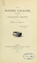 Cover of De la poterie gauloise