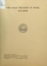 Cover of The gold treasure of Sigsig, Ecuador