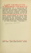 Cover of Lady Charlotte Schreiber's journals