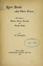 Cover of Rare books and their prices
