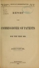 Cover of Report of the Commissioner of Patents for the year