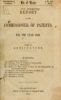 Cover of Report of the Commissioner of Patents for the year